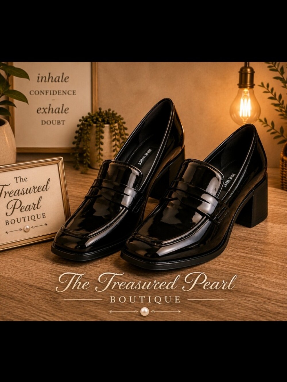 Nine West Avila Black Women's Loafers